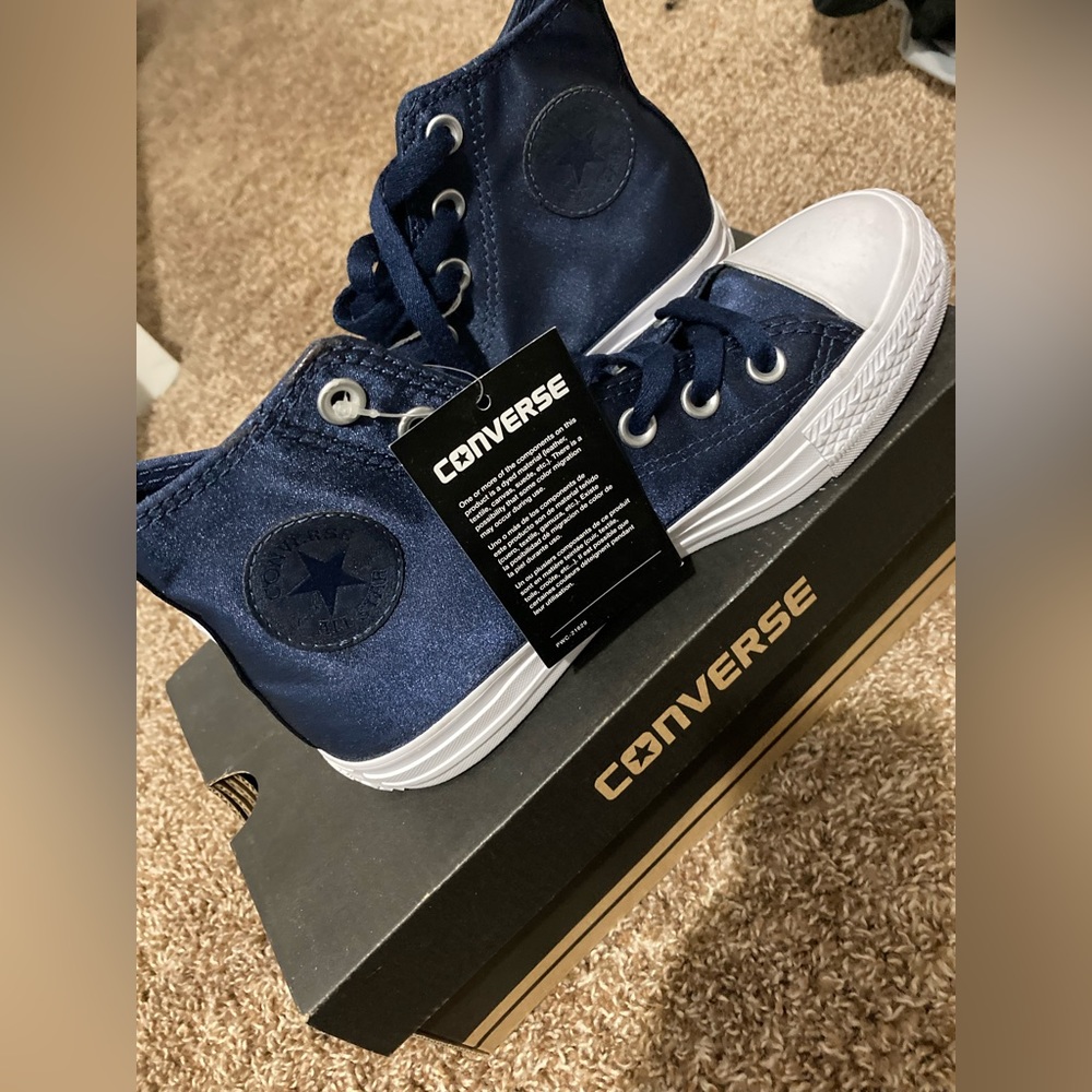 Converse CTAS HI  Color:Navy/Midnight Navy